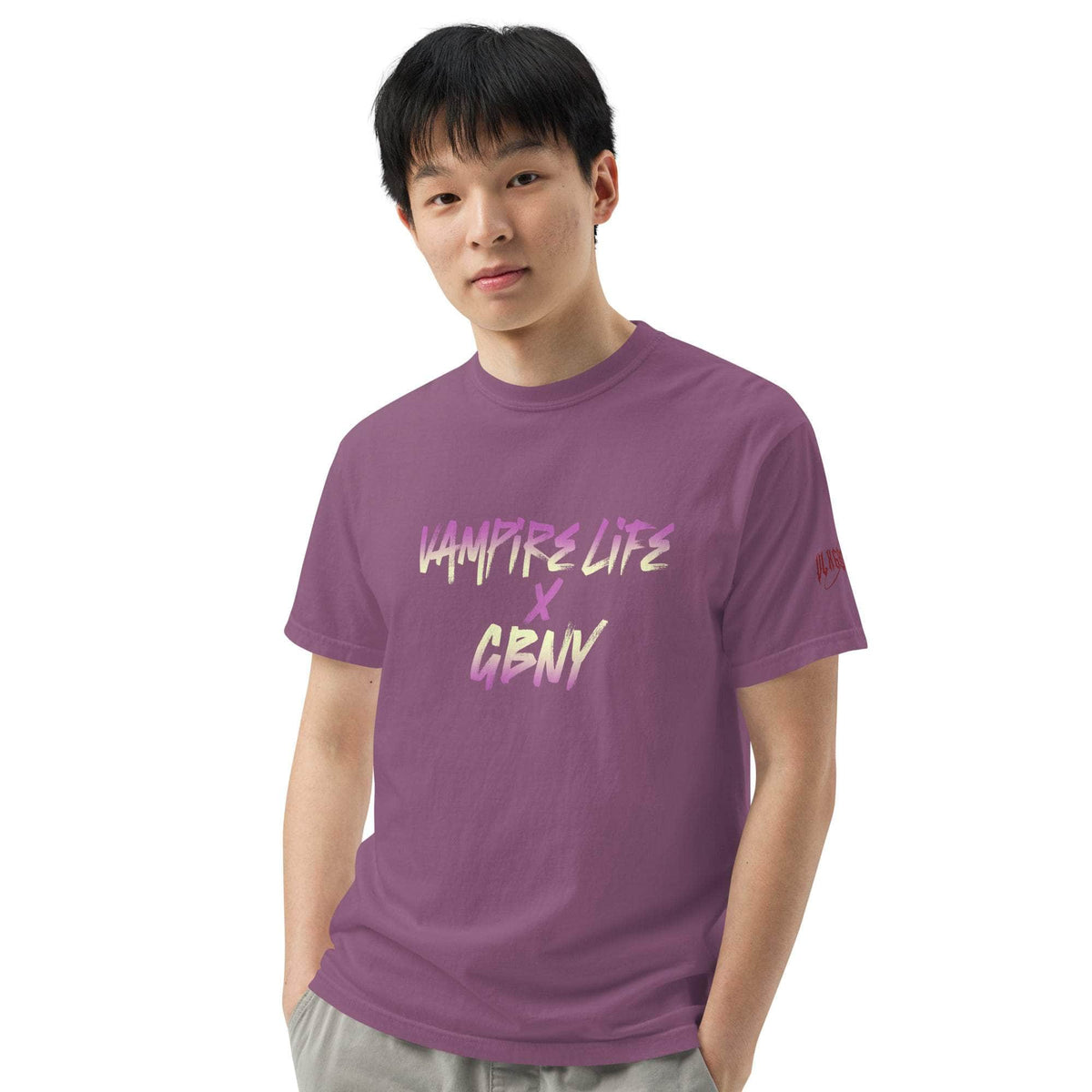 Vamp Life X GBNY "Rising Skull" dyed T-shirt - Men's