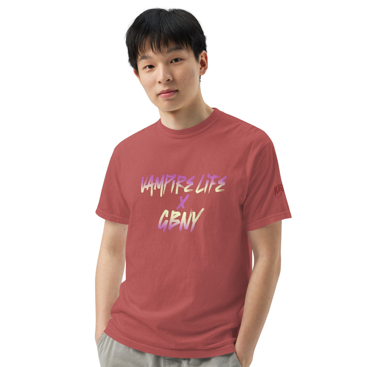 Vamp Life X GBNY "Rising Skull" dyed T-shirt - Men's