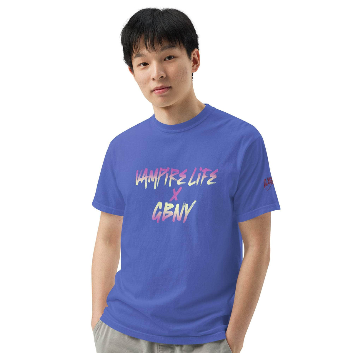 Vamp Life X GBNY "Rising Skull" dyed T-shirt - Men's