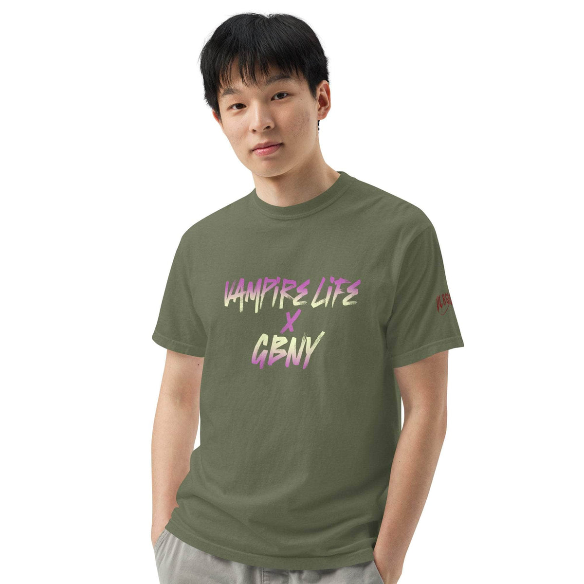 Vamp Life X GBNY "Rising Skull" dyed T-shirt - Men's