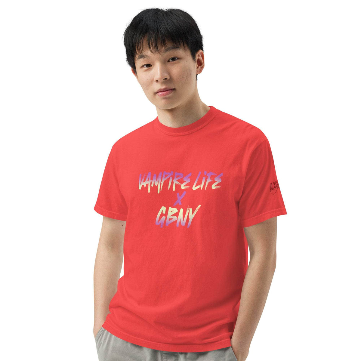 Vamp Life X GBNY "Rising Skull" dyed T-shirt - Men's