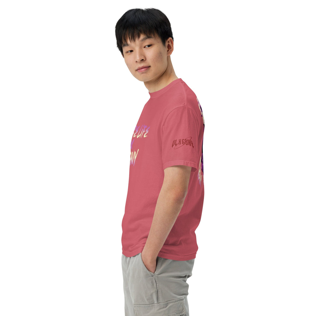 Vamp Life X GBNY "Rising Skull" dyed T-shirt - Men's
