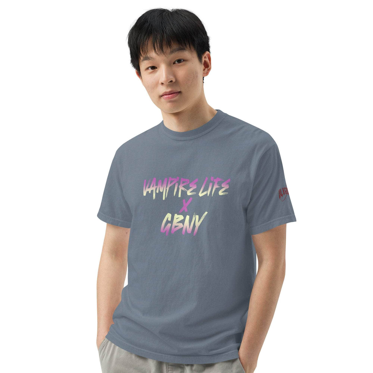 Vamp Life X GBNY "Rising Skull" dyed T-shirt - Men's