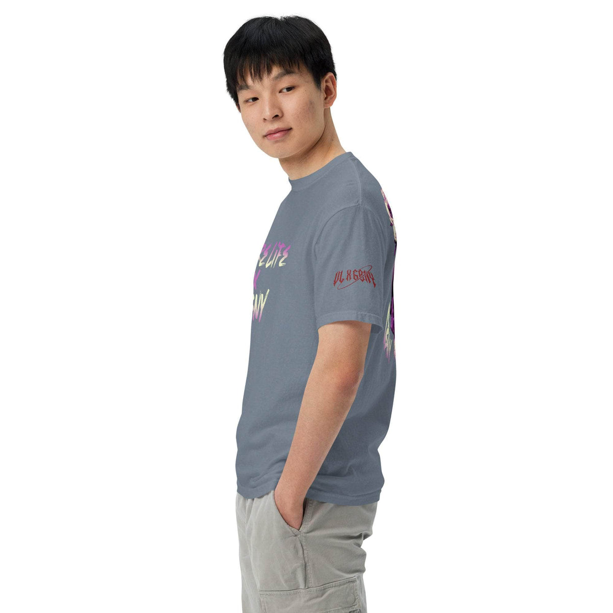 Vamp Life X GBNY "Rising Skull" dyed T-shirt - Men's