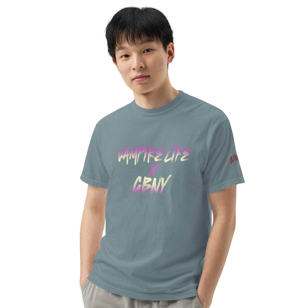 Vamp Life X GBNY "Rising Skull" dyed T-shirt - Men's
