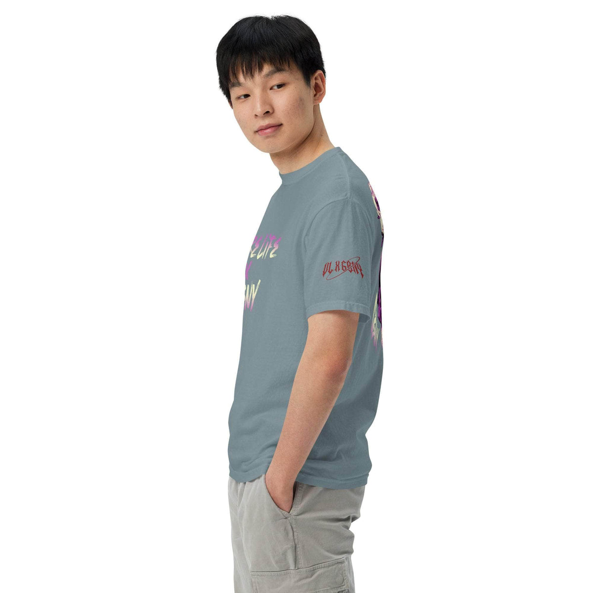 Vamp Life X GBNY "Rising Skull" dyed T-shirt - Men's