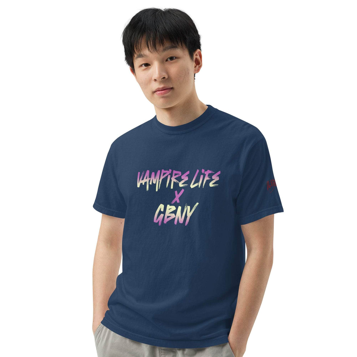 Vamp Life X GBNY "Rising Skull" dyed T-shirt - Men's