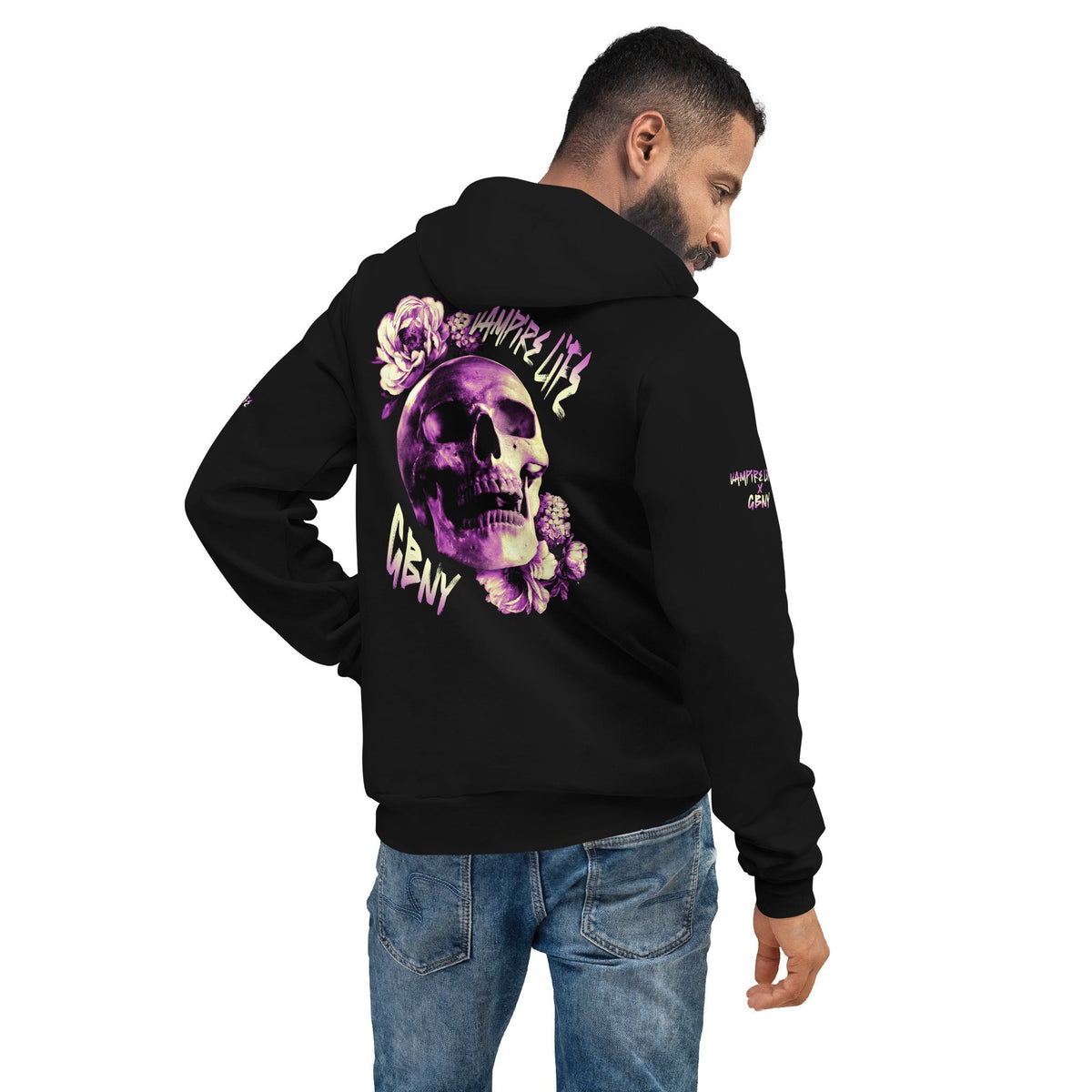 Vamp Life X GBNY "Rising Skull" Hoodie - Men's
