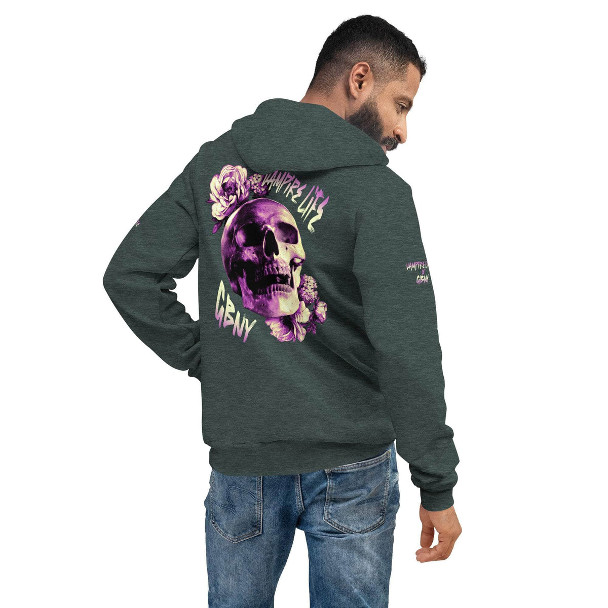 Vamp Life X GBNY "Rising Skull" Hoodie - Men's