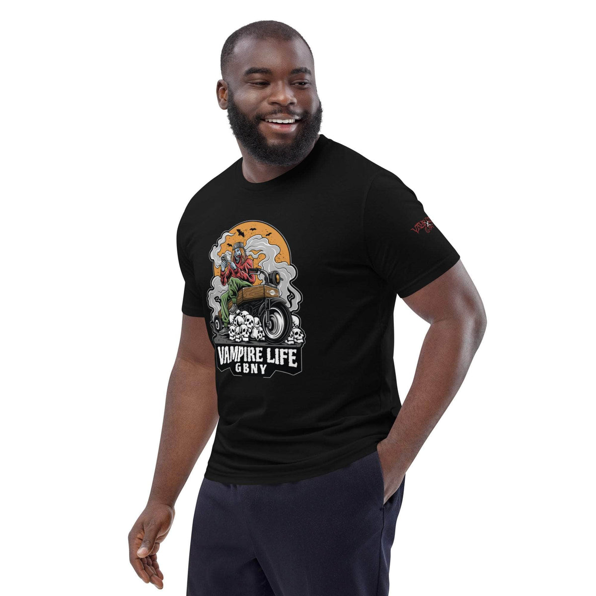 Vamp Life x GBNY Skull Smoky Rider Tee - Men's