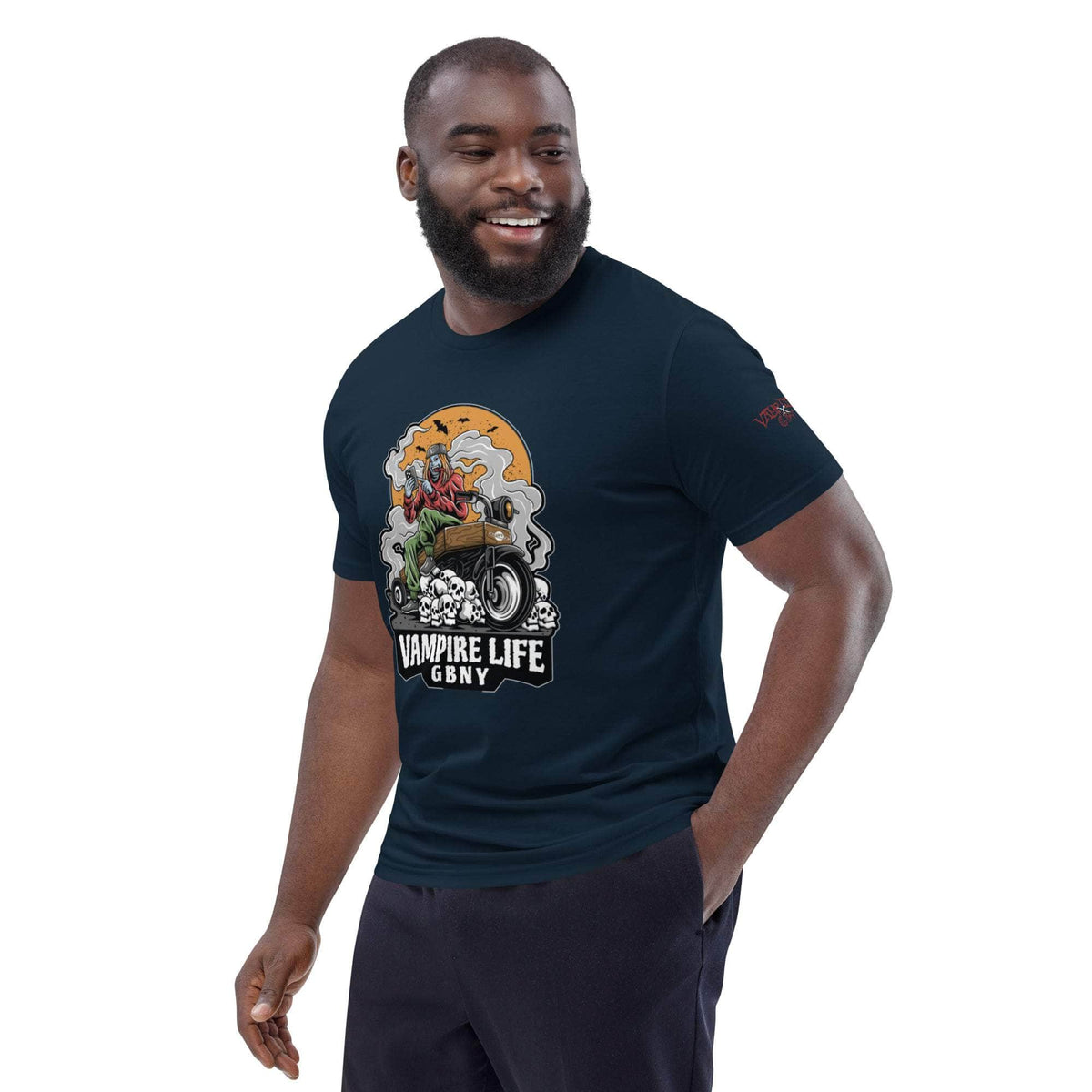 Vamp Life x GBNY Skull Smoky Rider Tee - Men's
