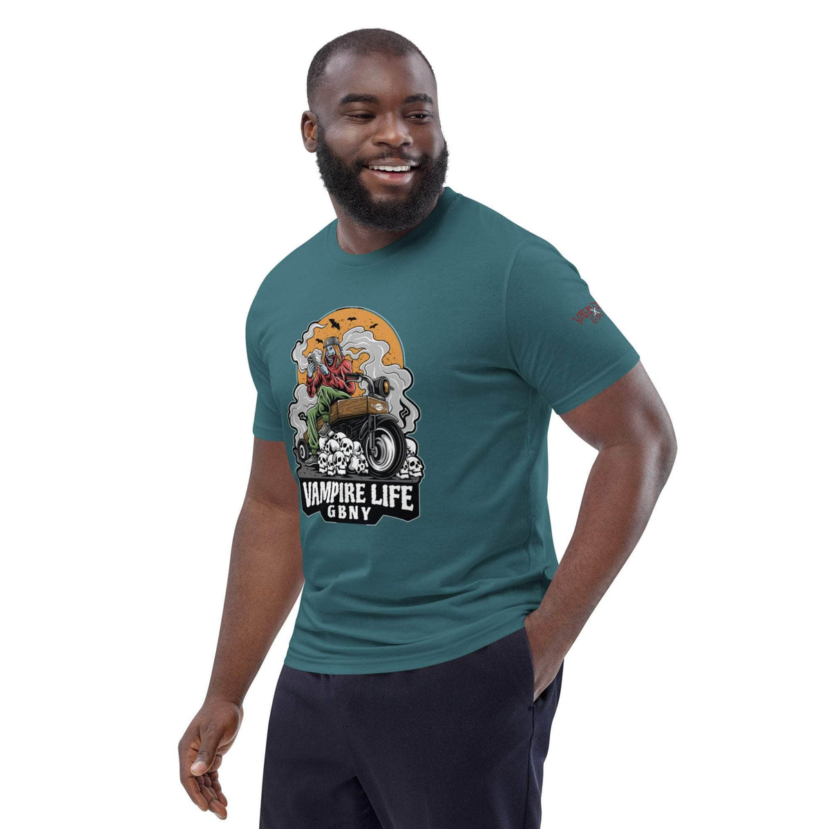 Vamp Life x GBNY Skull Smoky Rider Tee - Men's