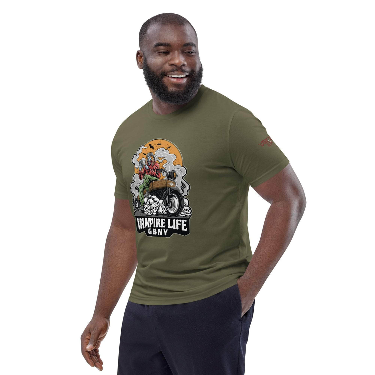 Vamp Life x GBNY Skull Smoky Rider Tee - Men's