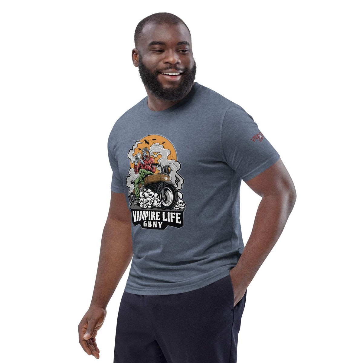 Vamp Life x GBNY Skull Smoky Rider Tee - Men's