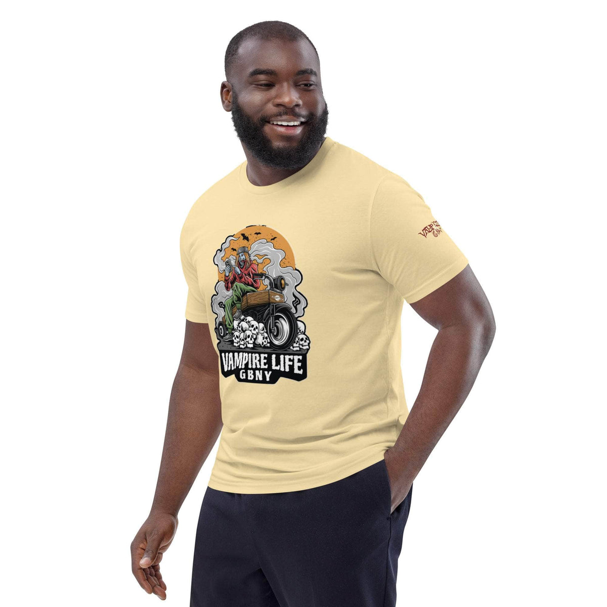 Vamp Life x GBNY Skull Smoky Rider Tee - Men's