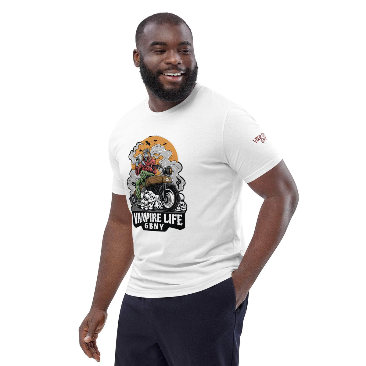 Vamp Life x GBNY Skull Smoky Rider Tee - Men's