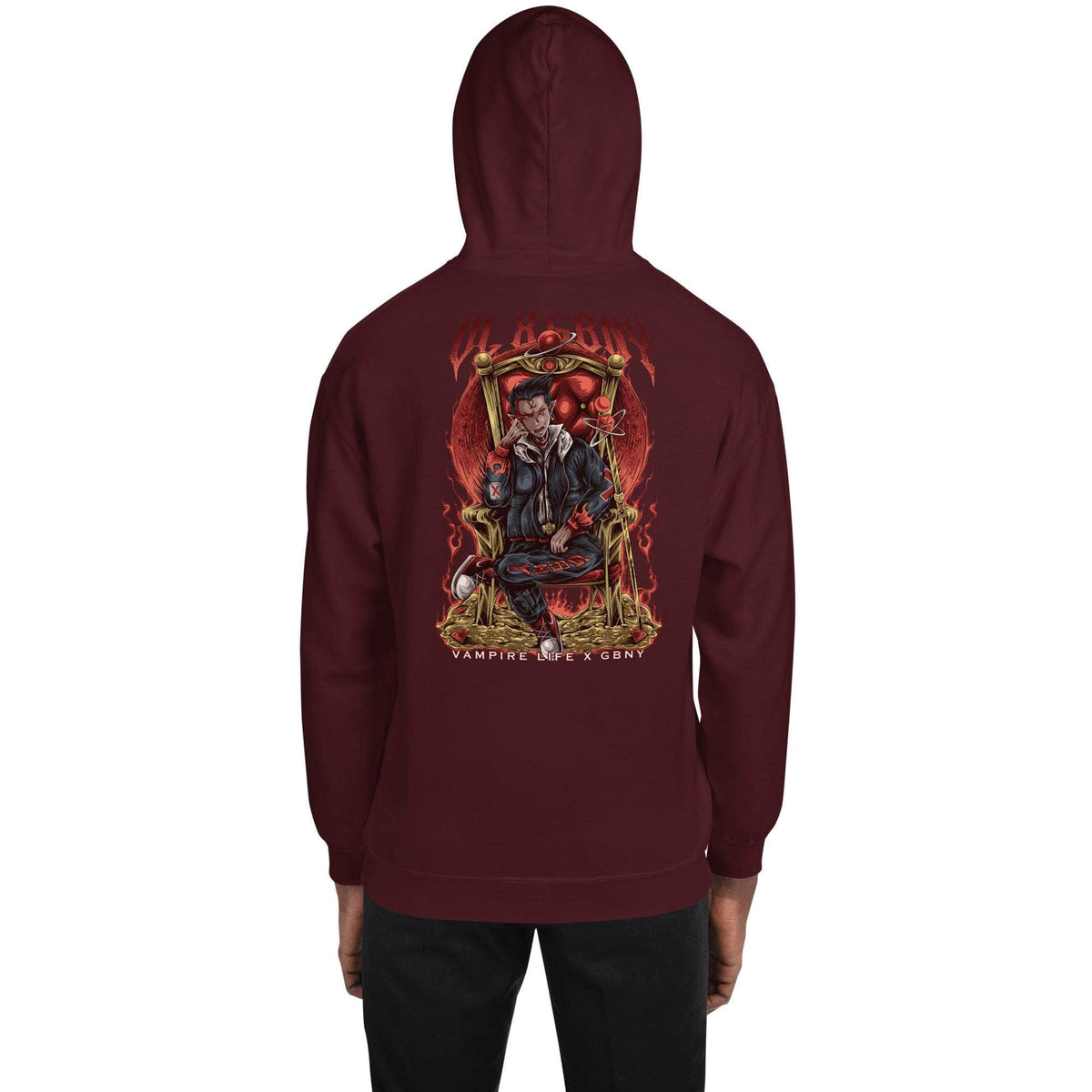 Vamp Life X GBNY "Vampires Throne" Hoodie - Men's