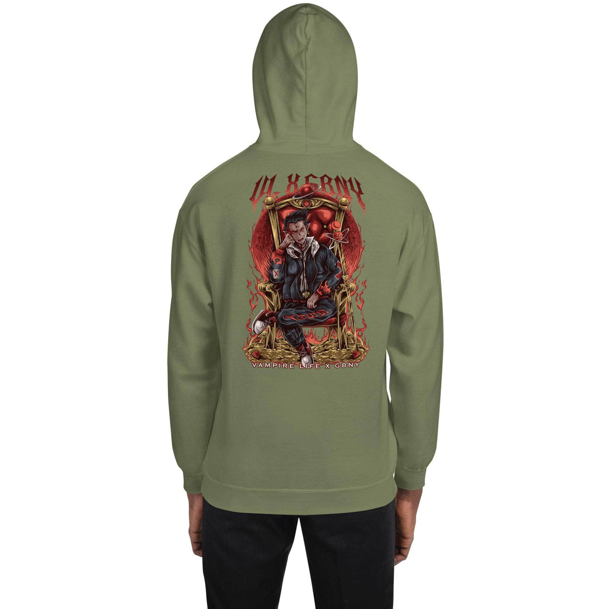 Vamp Life X GBNY "Vampires Throne" Hoodie - Men's
