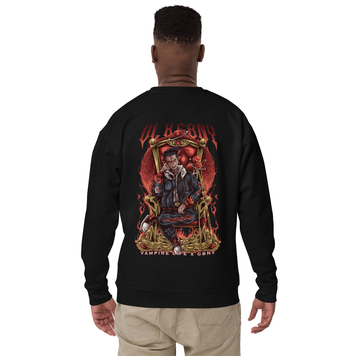 Vamp Life X GBNY "Vampires Throne" Premium Sweatshirt - Men's