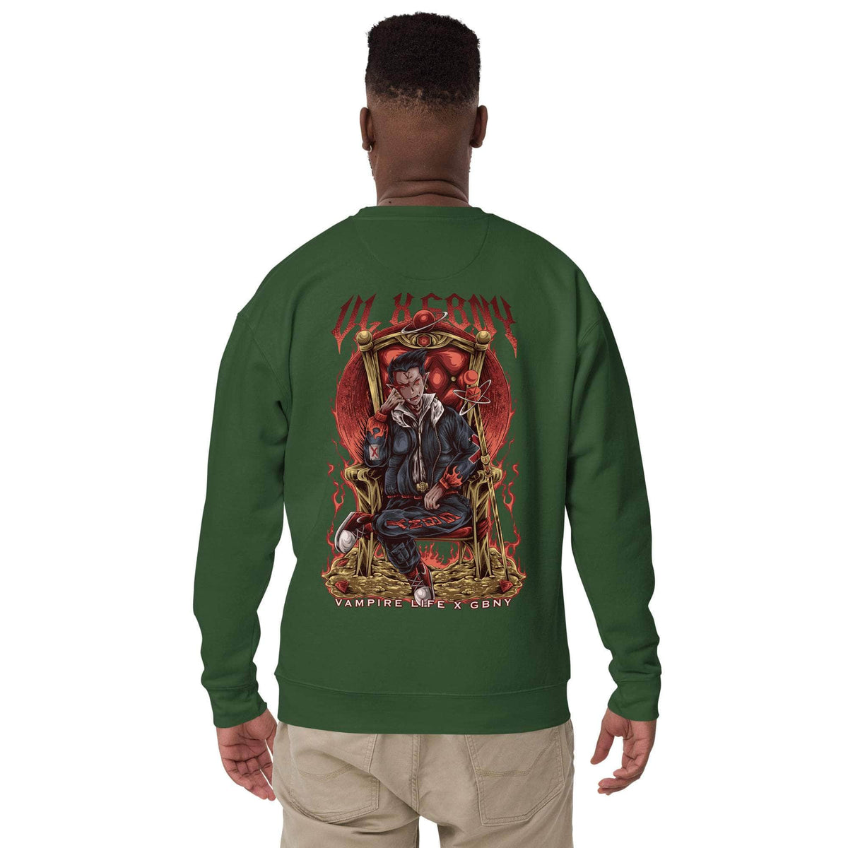 Vamp Life X GBNY "Vampires Throne" Premium Sweatshirt - Men's