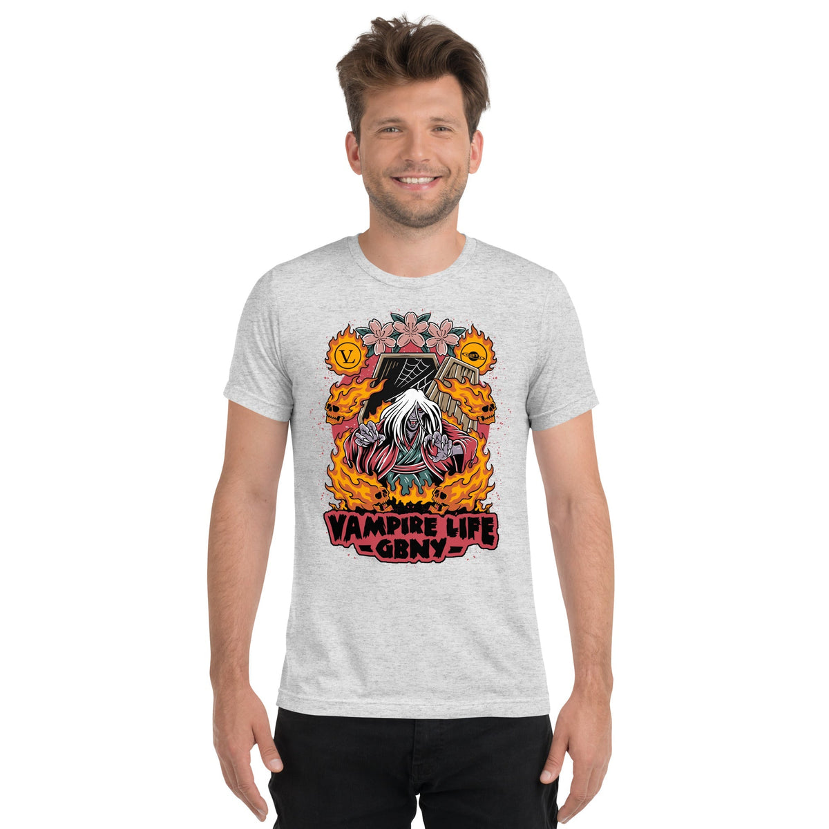Vamp Life X GBNY "Fiery Vamp" T-shirt - Men's
