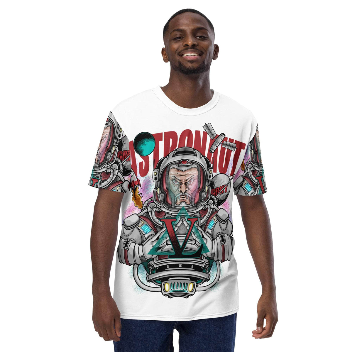 Vamp Life X GBNY "Astronaut Vamp" All-Over Print T-Shirt - Men's