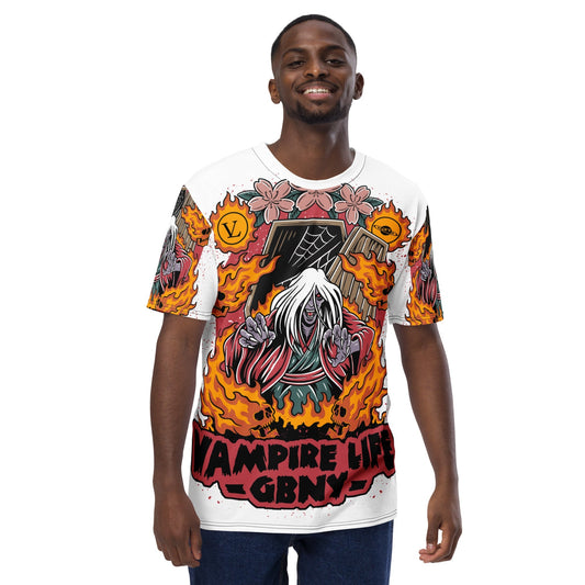 Vamp Life X GBNY "Fiery Vamp" All Over T-shirt - Men's