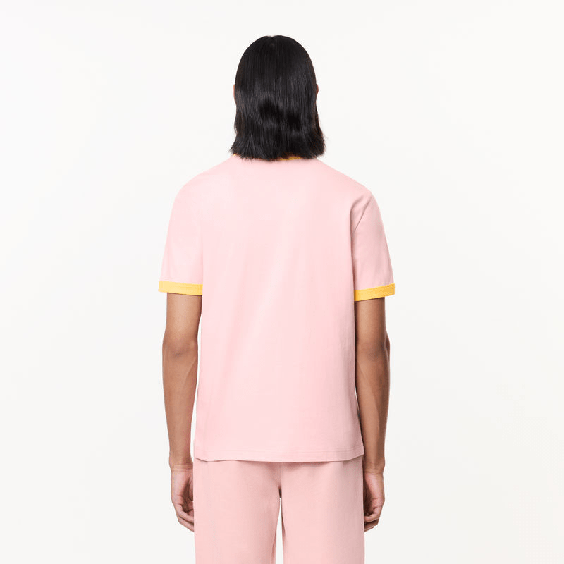 Lacoste Camiseta Back Logo Rosa - Men's
