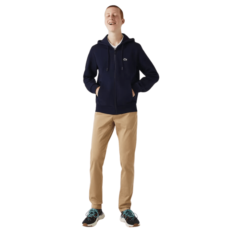 Lacoste Fleece Zip-Up Hoodie - Men's
