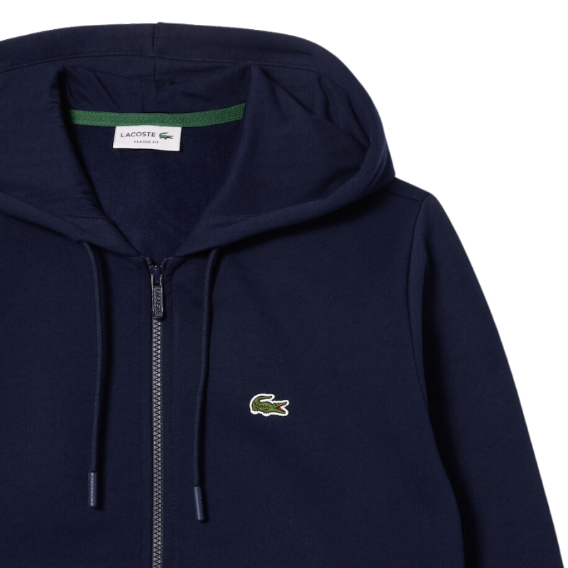 Lacoste Fleece Zip-Up Hoodie - Men's