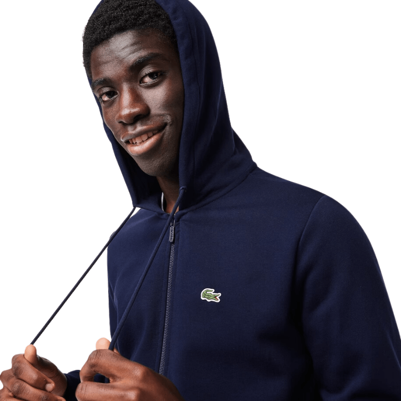 Lacoste Fleece Zip-Up Hoodie - Men's