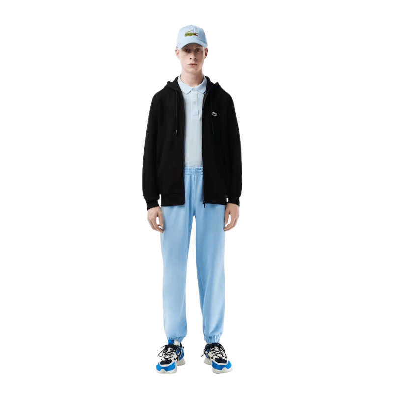 Lacoste Kangaroo Pocket Zip-Up Fleece Hoodie - Men's