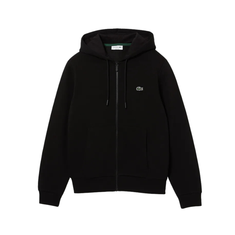 Lacoste Kangaroo Pocket Zip-Up Fleece Hoodie - Men's