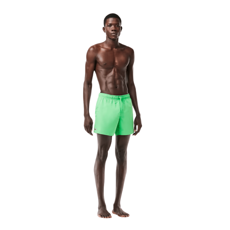 Lacoste Lightweight Monochrome Swim Trunks - Men's
