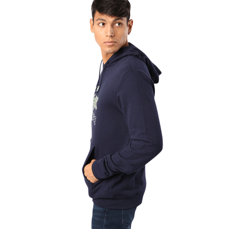 Lacoste Long Sleeve Drawstring Elasticated Hooded Sweatshirt - Men's