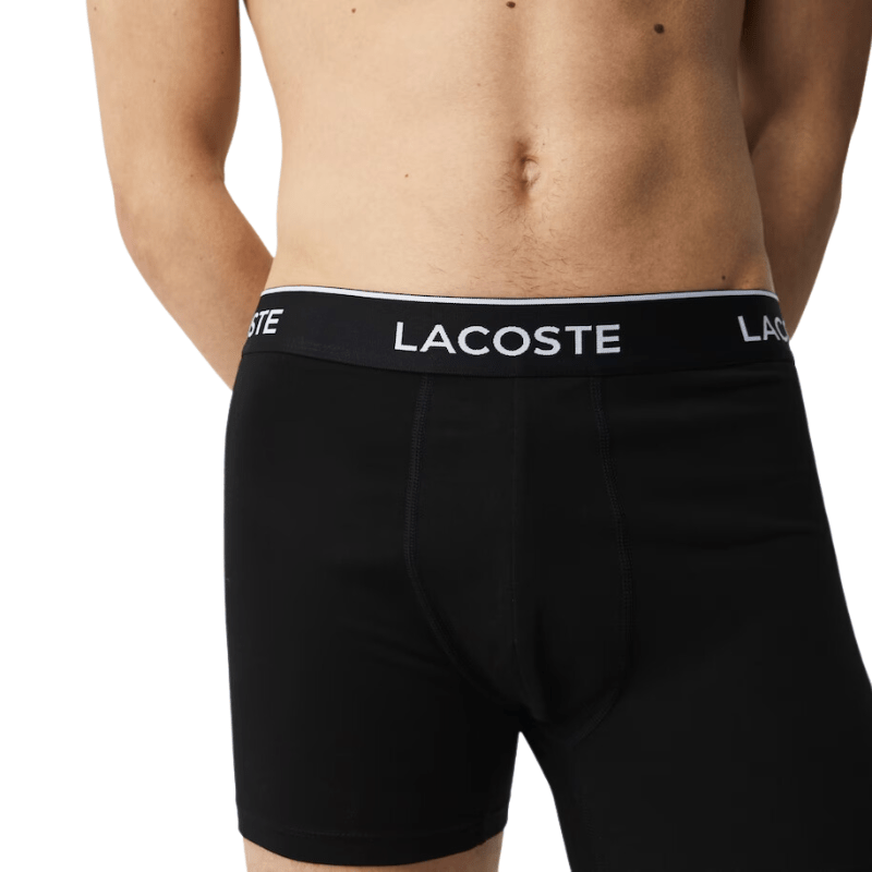 Lacoste  Long Stretch Cotton Boxer Brief 3-Pack - Men's