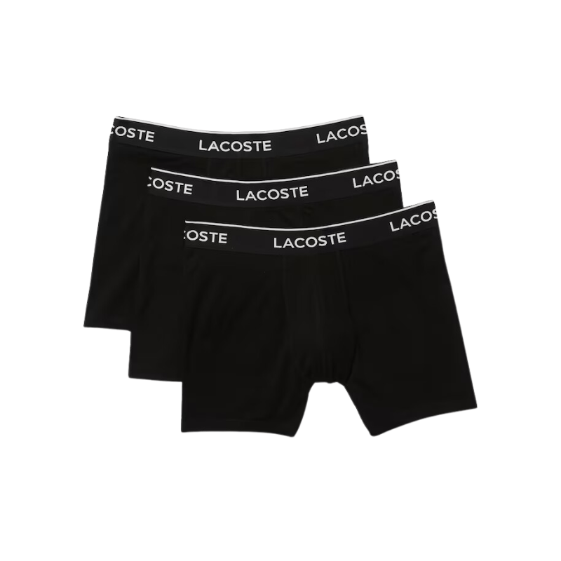 Lacoste  Long Stretch Cotton Boxer Brief 3-Pack - Men's