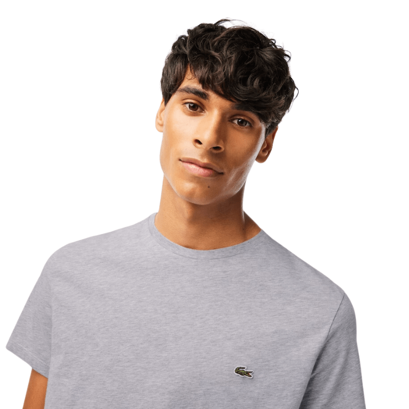 Lacoste Monochrome Cotton Pima Jersey Crew Neck T-Shirt - Men's