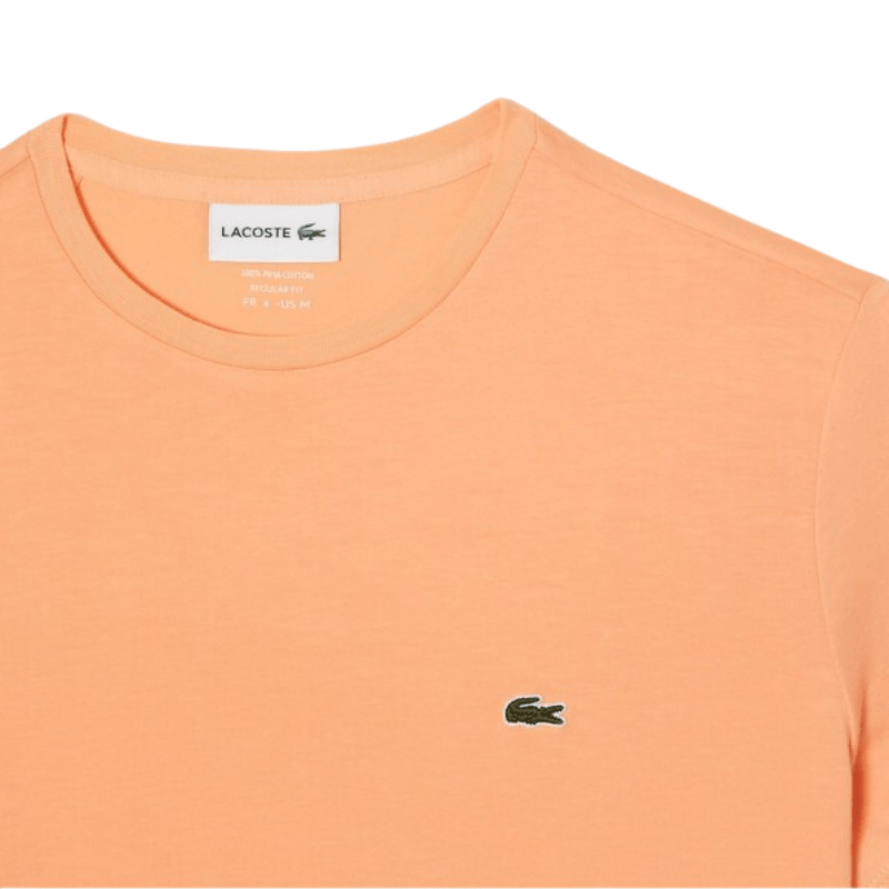 Lacoste Monochrome Cotton Pima Jersey Crew Neck T-Shirt - Men's
