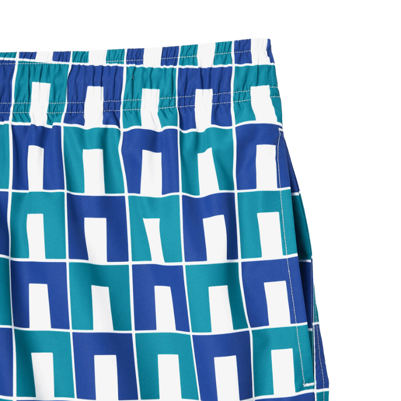 Lacoste Patterned Swim Trunks - Men's