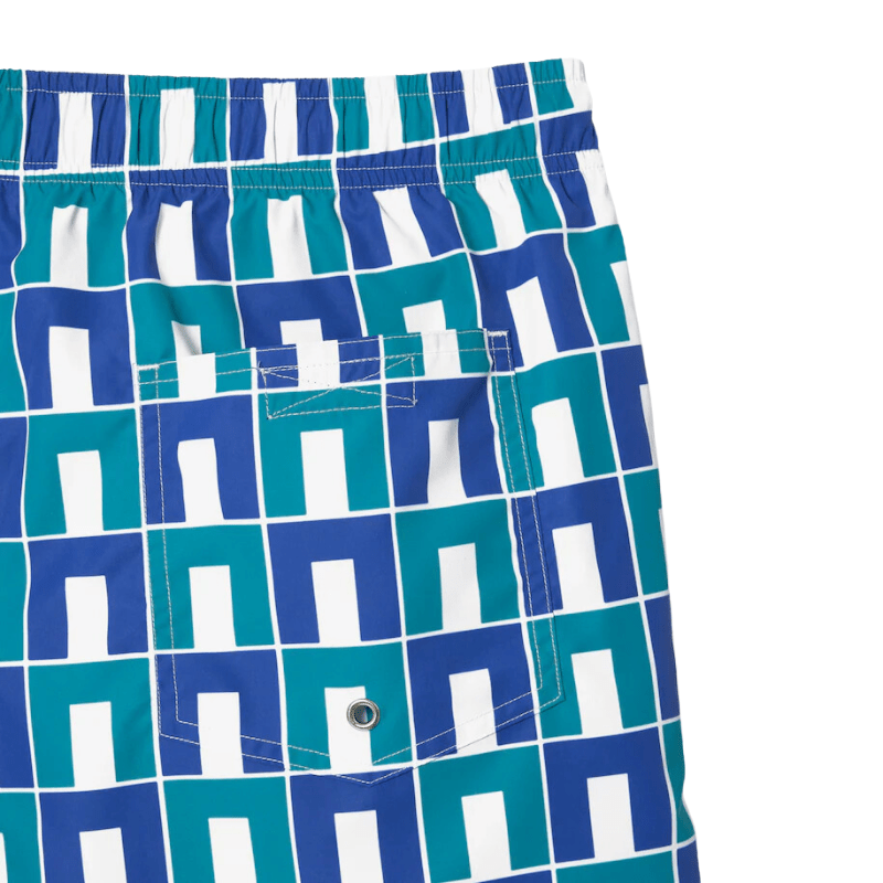 Lacoste Patterned Swim Trunks - Men's