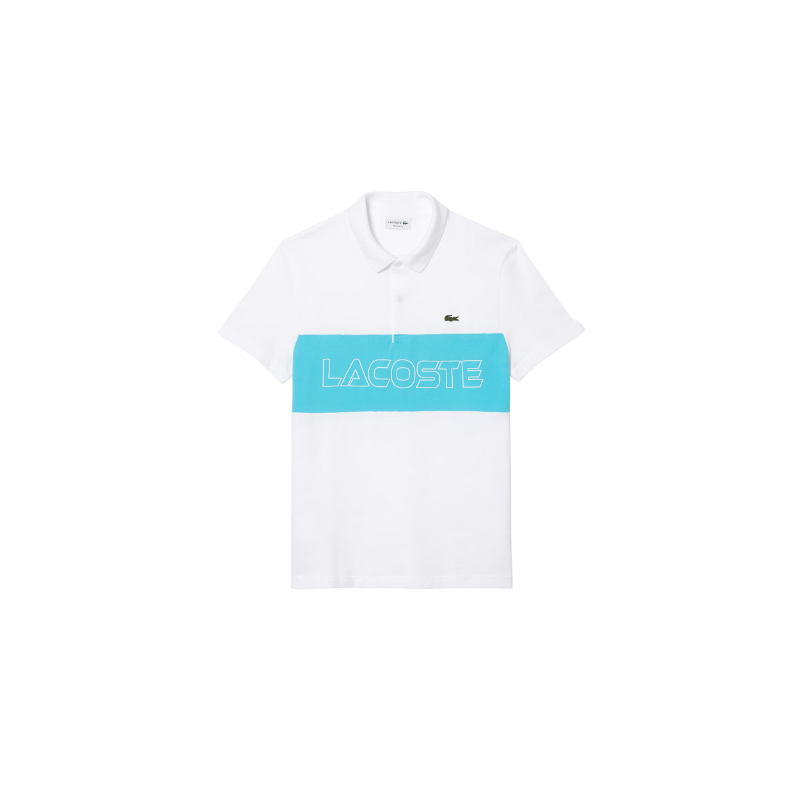 Lacoste Regular Fit Stretch Piqué Colorblock Polo - Men's