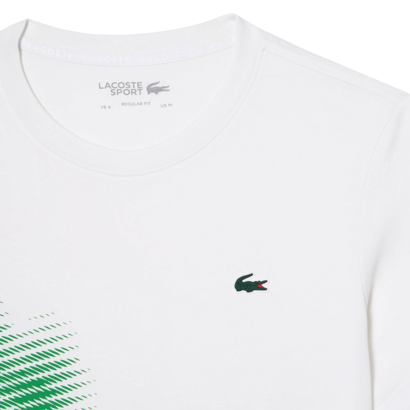 Lacoste Sport Regular Fit T-Shirt With Contrast Branding - Men's