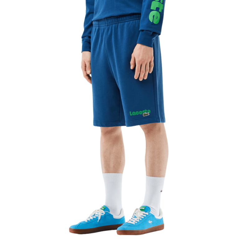 Lacoste Washed Effect Printed Shorts - Men's