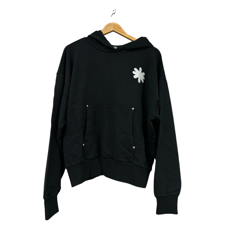 LostSHDWS Single Layered Classic Hoodie Black White