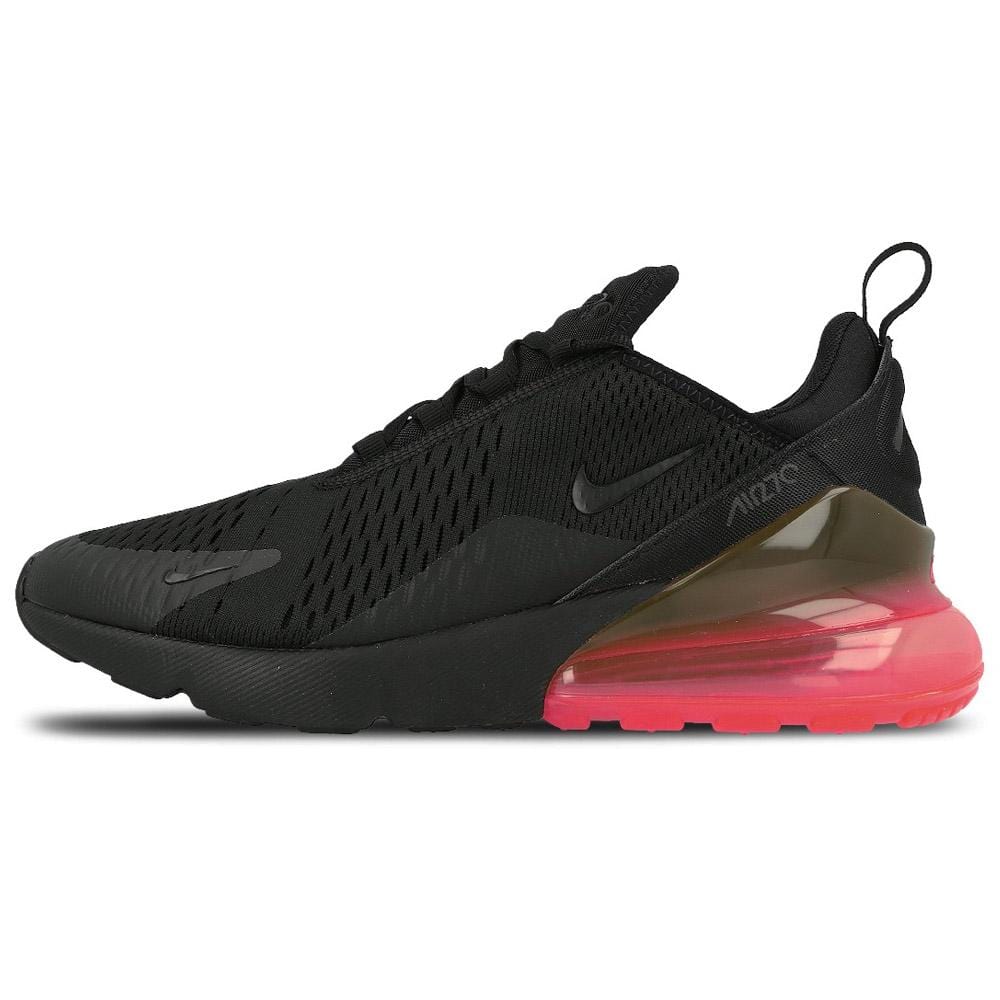 Nike Air Max 270 QS Black-Hot Punch — UK 3 | EU 35.5 | US 3.5 — Front View