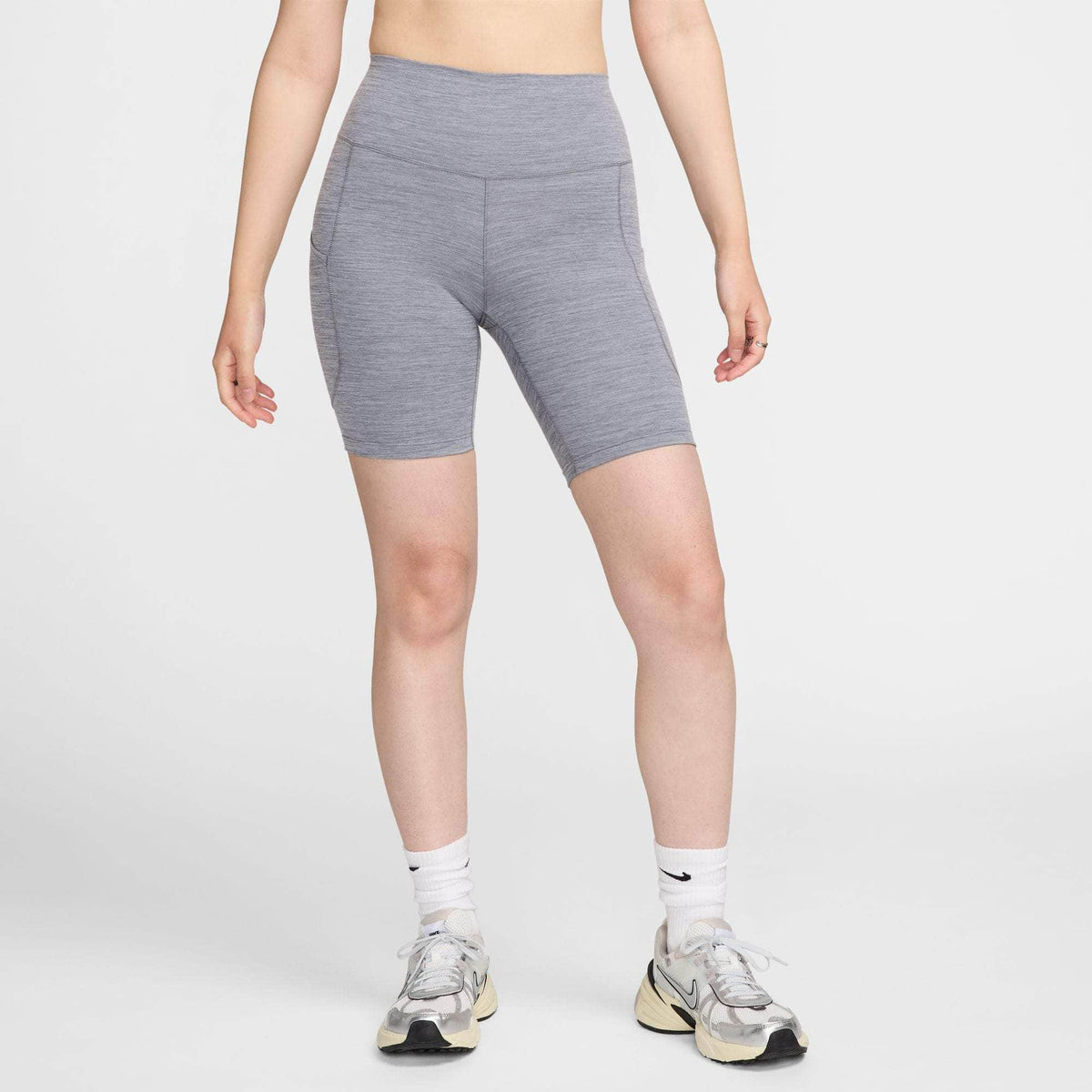 Nike One High-Waisted 8" Biker Shorts with Pockets - Women's