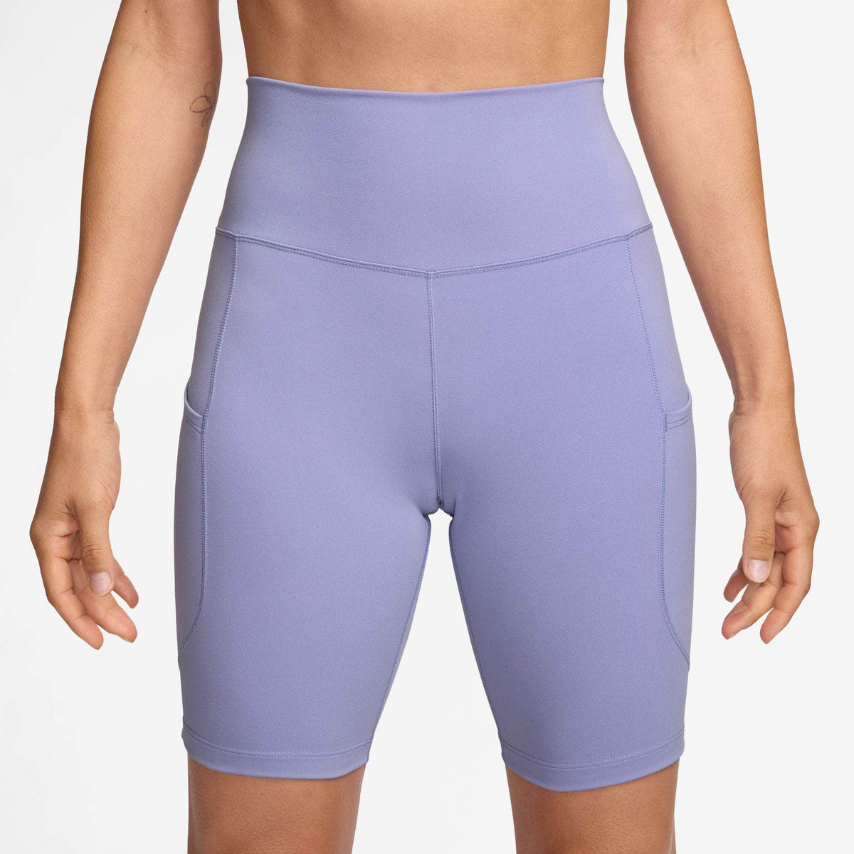 Nike One High-Waisted 8" Biker Shorts with Pockets - Women's
