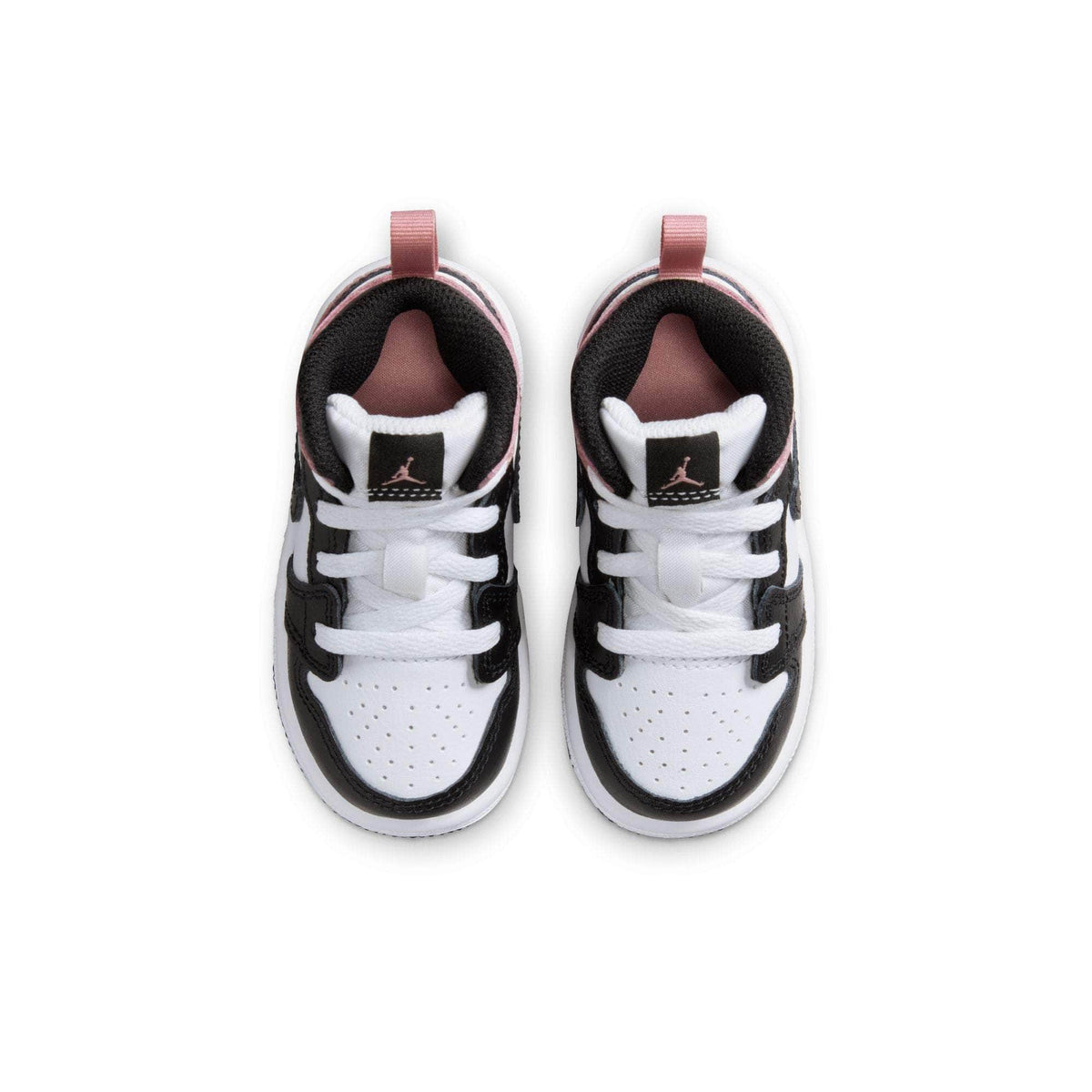 Air Jordan 1 Mid "White Rust Pink Black" - Toddler
