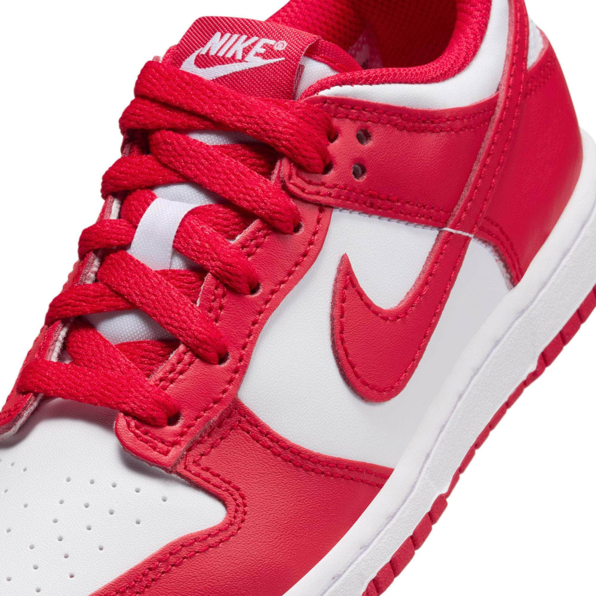 Nike Dunk Low "White University Red" - Youth Sneakers